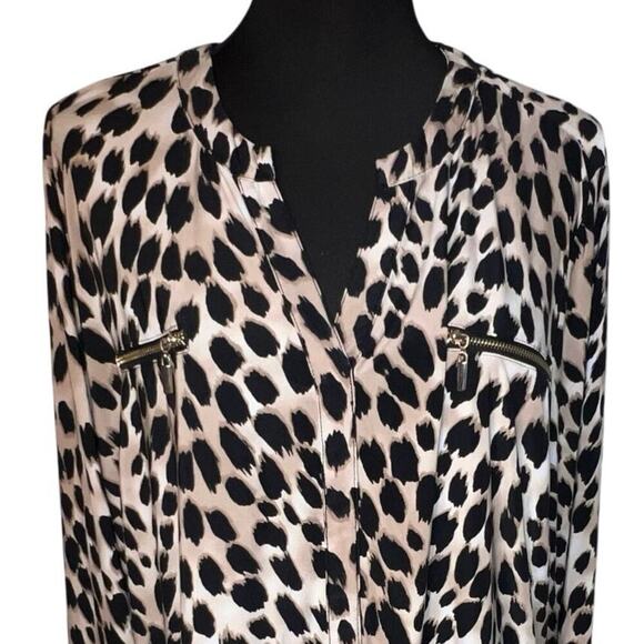 INC women’s 3X Animal Print stretchy Gold-tone
Zipper Y2K GypsyGoth Tunic - Picture 2 of 8